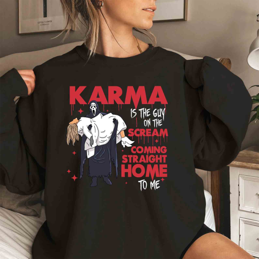 karma is the guy shirt, karma shirt, Taylor sweatshirt, swift sweatshirt, halloween Taylor shirt, swift Halloween, ts sweatshirt, halloween