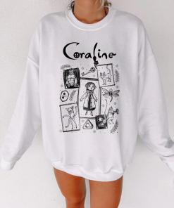 Coraline sweatshirt, Halloween Coraline Shirt, Spooky movie…