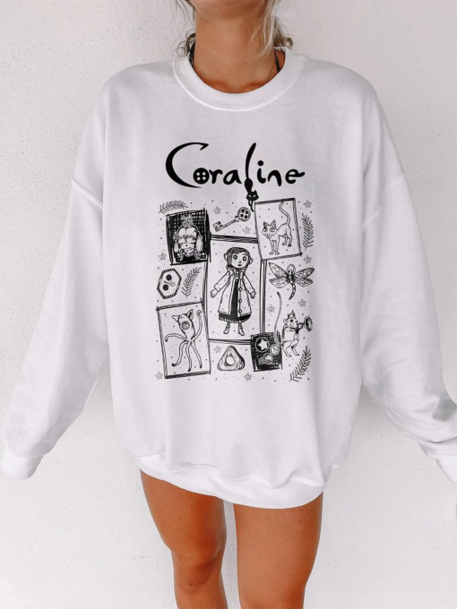 Coraline sweatshirt, Halloween Coraline Shirt, Spooky movie Shirt, Coraline Doll Shirt,Coraline Best For Coraline Movie Vintage Retro Horror