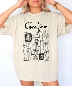 Coraline sweatshirt, Halloween Coraline Shirt, Spooky movie…