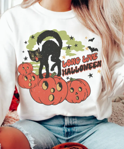 Long Live Halloween Sweatshirt, Spooky Season Sweatshirt,…