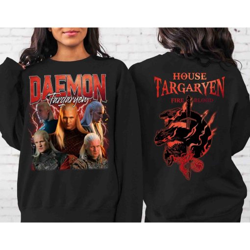 DAEMON TARGARYEN Shirt, TV Series Shirt, Daemon Targaryen Merch, House of the Dragon shirt, House Targaryen, Book Addict, Dragon Riding Gift