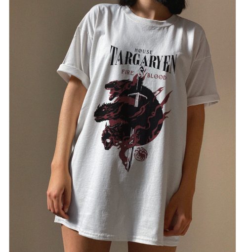 House of the Dragon Tshirt, House Targaryen, Book Addict, Dragon Riding, Gift for Booklover, Daemon, Rhaenyra, Dragon tshirt