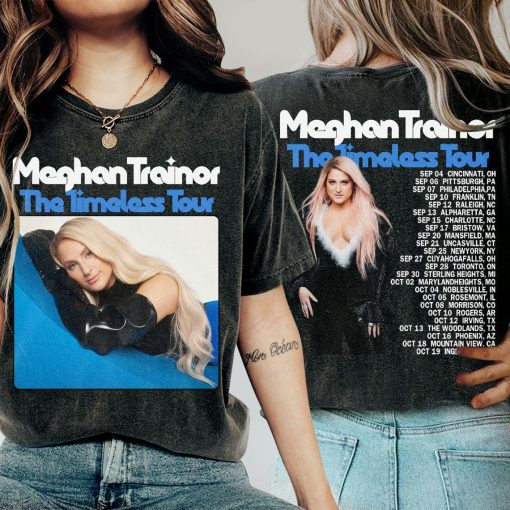 BlvckStyle 2Side Meghan Trainor The Timeless Tour 2024 Shirt, Meghan Trainor 2024 Concert Shirt 2 Side Unisex Shirt, Hoodie, Sweatshirt