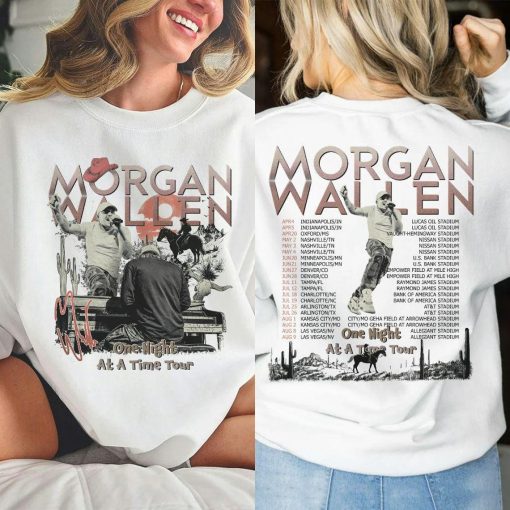 Blvckstyle Morgan Wallen Tour 2024 2 Sided Shirt, One Night At A Time World Tour Country Music 2 Side Unisex Shirt, Hoodie, Sweatshirt