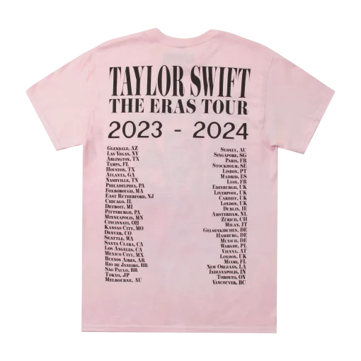 TAYLOR SWIFT | THE ERAS TOUR PINK T-SHIRT