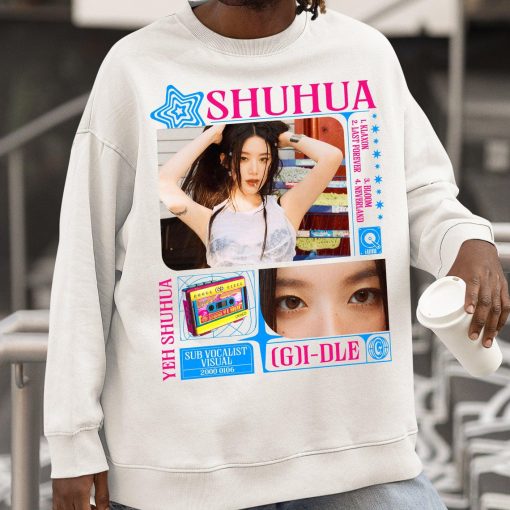 GI-DLE Shuhua Kpop T-Shirt, Shuhua Gidle World Tour 2024 Shirt, G-Idle Shuhua Vintage Retro Graphic Music Unisex Gift Fan Shirt