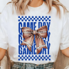 Game Day Shirt, Fall Sports, Sports Mom, Football Comfort Colors Shirt, Checkered Football Shirt, Sunday Football Tshirt, Retro Football Tee