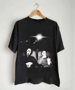 Halloween Michael Myers and Ghost Face Shirt, Halloween Horror Movie Fan, Horror Character Shirt, Halloween Funny Movie Shirt