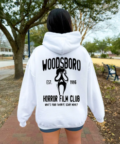 Woodsboro Horror Film Hoodie, Horror Film Club…