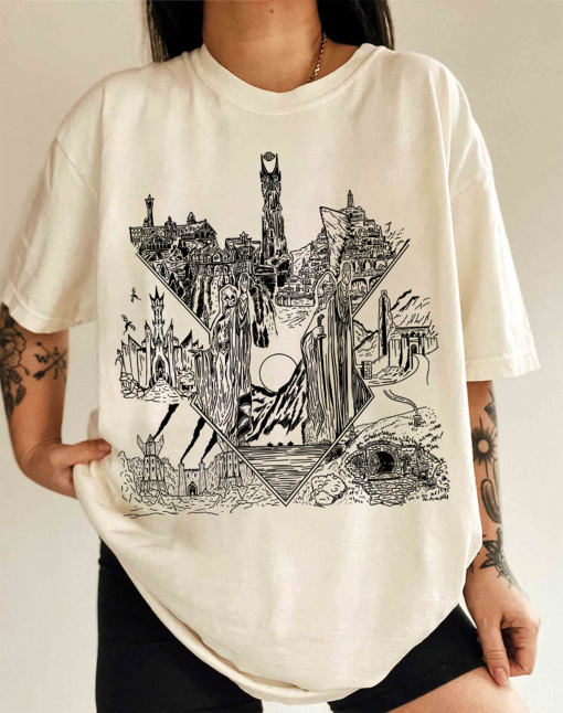 Retro LOTR Middle Earth Shirt