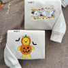 Just a girl who loves fall Embroidered Sweatshirt