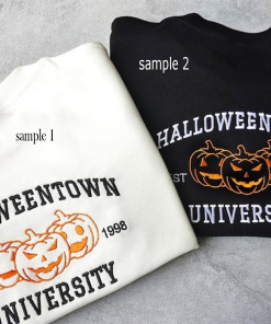 Halloween Town University Embroidered Sweatshirt