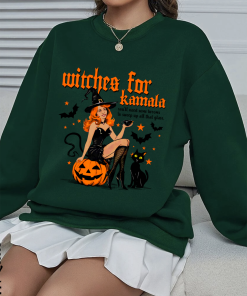 Cat Ladies for Kamala Halloween shirt, Witch…