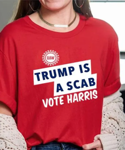 Shawn Fain Trump Is Scab Vote Harris…