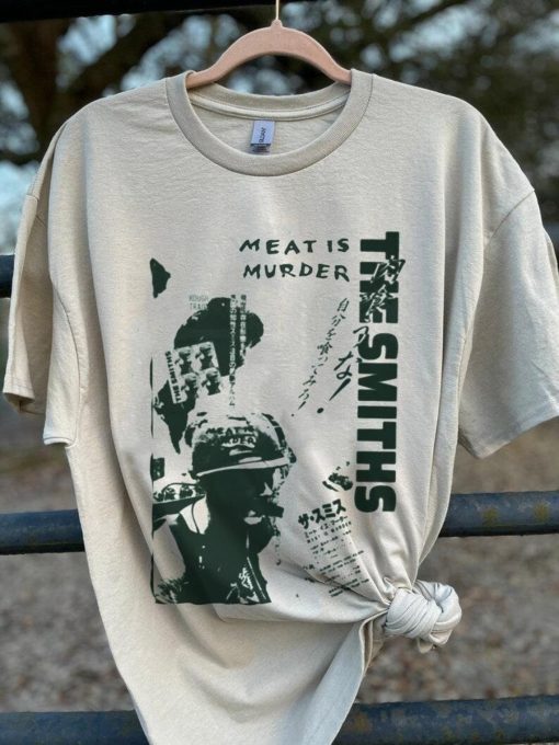 The Smiths – Meat is Murder (Japanese) (green variant) vintage T-shirt, The Smiths T-shirt Gift for men women unisex t-shirt