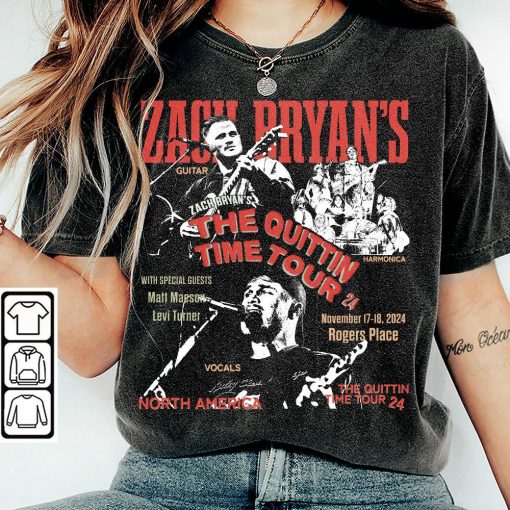 Blvckstyle Zach Bryan The Quittin Time Tour 2024 Shirt, Zach Bryan Country Music 90s Concerts Unisex Shirt, Hoodie, Sweatshirt