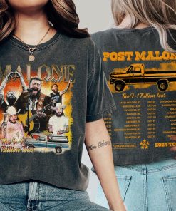 Post Malone Tour Shirt, Music 2 Sides…