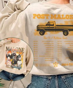 Post Malone Tour Shirt, Music 2 Sides…