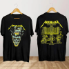 Vintage Ride-The Lightning Double Sided Unisex T-Shirt, Metal Band Metallica Shirt, Funny Metallica Shirt