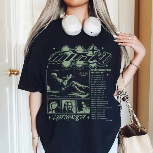 Mitski Tour Shirt, Mitski w/ Lamp Tour 2024 Tee, Mitski Album Tee, Band Tee, Mitski Vinatge Graphic Shirt