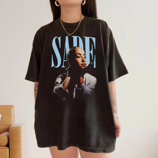 Sade Retro Vintage, Retro Sade Shirt, Sade Concert Shirt, Sade Adu Pop Music Tour 2024 shirt, Sade Gifts for Men Women Unisex Tee