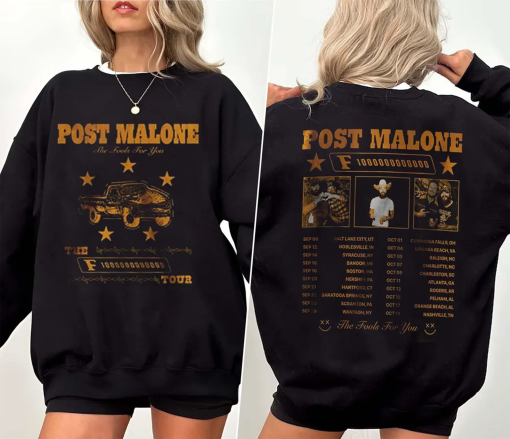 Post Malone Shirt, Post Malone The F-1 Trillion Album Shirt, 2024 Concert Shirt, Posty Tee, Tour 2024 Shirt