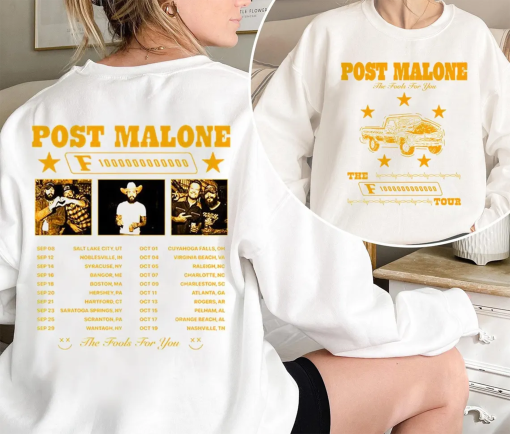 Post Malone Shirt, Post Malone The F-1 Trillion Album Shirt, 2024 Concert Shirt, Posty Tee, Tour 2024 Shirt