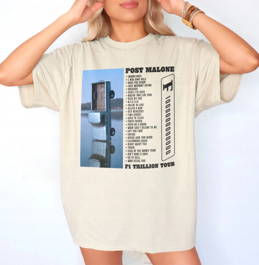 Vintage Post Malone Shirt, Post Malone The F-1 Trillion Album Shirt, Post Malone merch, I had some help, Posty Tee, Post Malone Tour Shirt