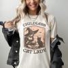 Childless Cat Lady Shirt, Cat Lady Shirt for election 2024 shirt, Cat Lady Halloween shirt, Witch shirt with Black Cat, political shirt