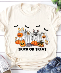 Funny Dogs Halloween Sweatshirt ,Cute Halloween Dogs…