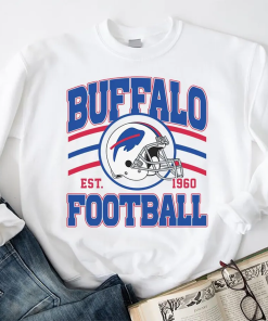 Vintage Buffalo Football Crewneck, Buffalo Sweatshirt, Buffalo…