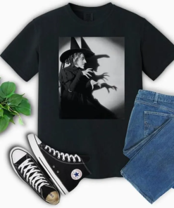 Witch Shadow Shirt Halloween Oz Wizard Tee…