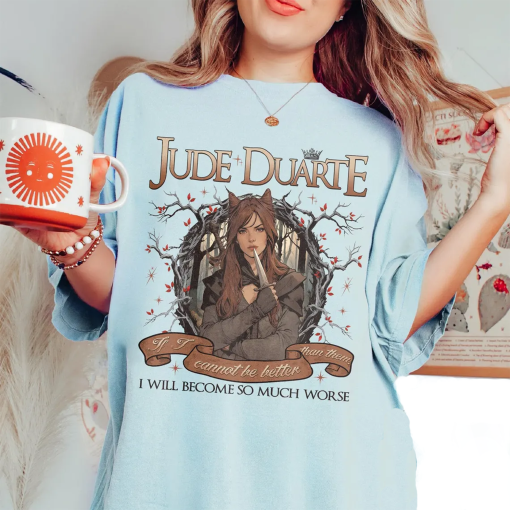 Jude Duarte Comfort Colors Shirt, The Cruel Prince Shirt, The Folk Of The Air, Cardan Greenbriar Shirt, Jude and Cardan Shirt, Bookish Gift