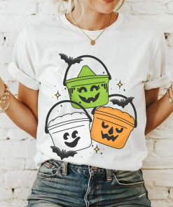 Vintage Halloween Happy Meal Bucket Shirt Cute…