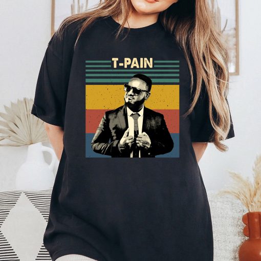 T-Pain Vintage T-Shirt, T-Pain Shirt, Music Shirts, Gift Shirt For Friends And Family