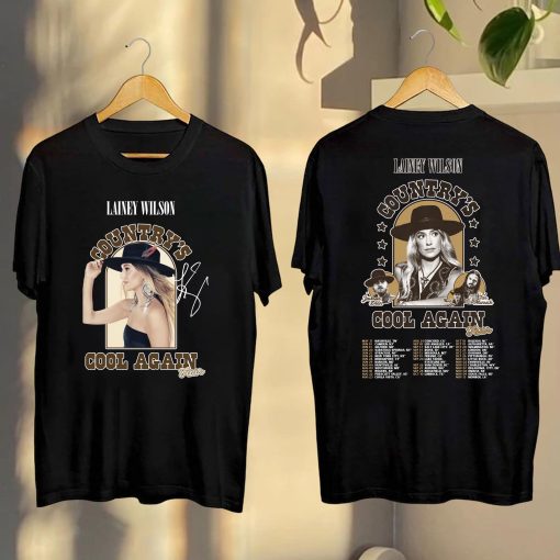 Lainey Wilson Graphic Shirt, Country’s Cool Again Tour 2024 Shirt, Lainey Wilson Fan Shirt, Lainey Wilson Signature Tee, Lainey Wilson Merch