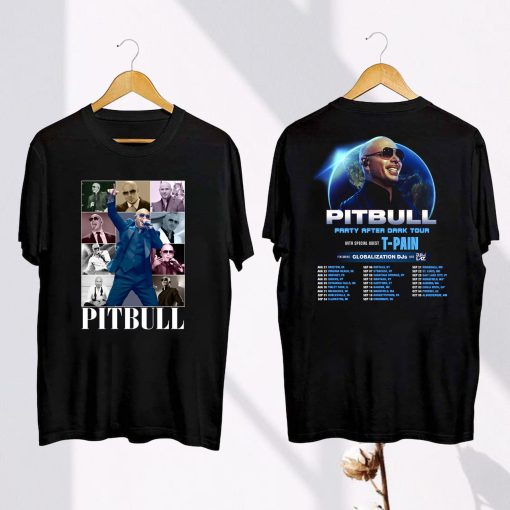 Pitbull Tour 2024 T-Shirt, Pitbull Party After Dark 2024 Concert Shirt, Pitbull Rapper Fan Gift, Pitbull Graphic Shirt, Pitbull Tour Merch