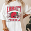 KC Chiefs sweatshirt, KC Chiefs in my heart Hoodie, Kansas City Football T shirt, Gift For Football Fan Tee, KC Football T shirt