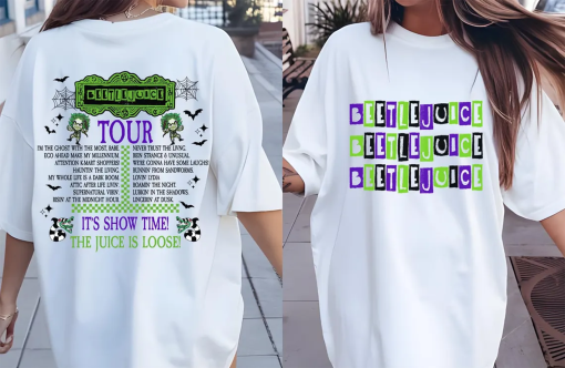 Comfort Colors Tour Shirt The Juice is Loose Trendy Fall shirt Vintage Style Oversized Tee Funny Halloween Shirt Spooky Season Sweatshirt