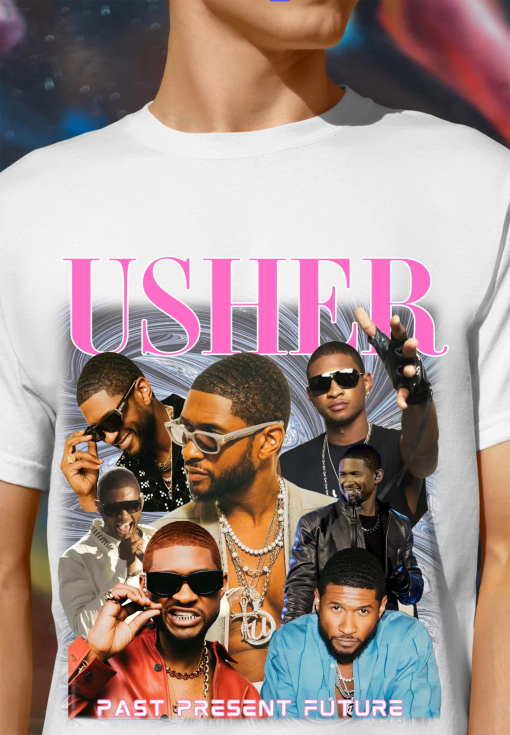 Usher Concert Tshirt Past Present Future