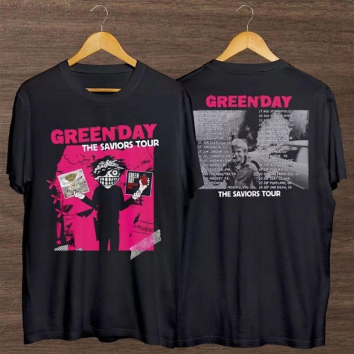 Green Day The Saviors 2024 Tour T-Shirt, Green Day T-Shirt, Green Day Fan Gift Shirt, The Saviors 2024 Tour Shirt, Green Day Merch