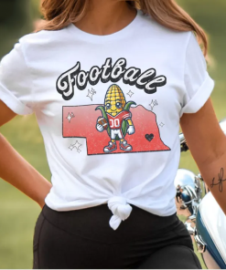 Retro Football Shirt for Nebraska Fan, NE…