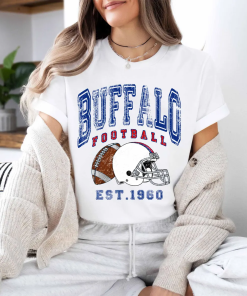 Vintage Buffalo Football Sweatshirt, Vintage Football Sweatshirt,…