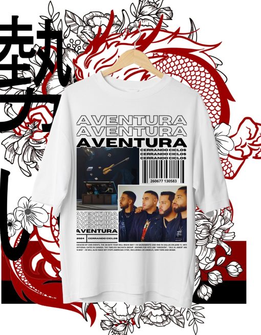 2024 Aventura Tour Closing Concert Cycles Png, Aventura Png, Closing Tour Cycles Png, Design for 90s Classic Concert shirt.