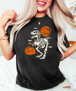 Dinosaur Halloween Sweatshirts, Spooky Trex Shirt, Dinosaur…