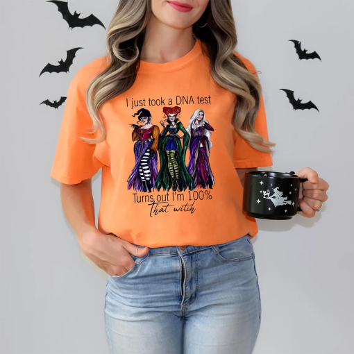 Comfort Colors® Halloween Sanderson Sisters Shirt, Halloween Disneyland Witch Shirt, Halloween Women’s Shirt,Halloween Hocus Pocus Witch Tee