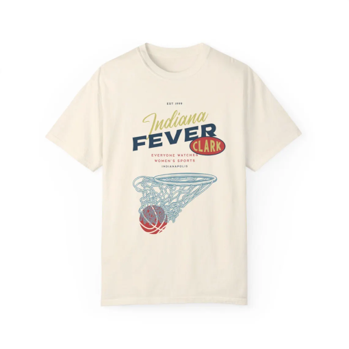 Caitlin Clark Indiana Fever Hoops T-Shirt, Everyone Watches Women’s Sports, Unisex Comfort Colors Shirt