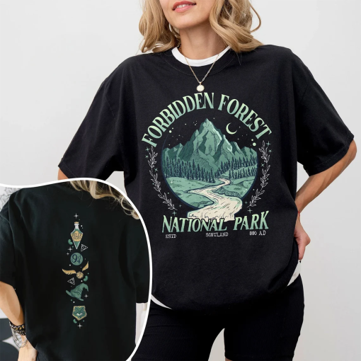 National Park Wizard Shirt, Forbidden Forest Shirt, Wizard School Shirt, Wizard Shirt, Wizard Castle Book Shirt, Believe In Magic Shirt