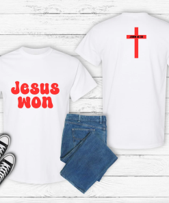 Ohio State two sides Jesus Won Shirt…